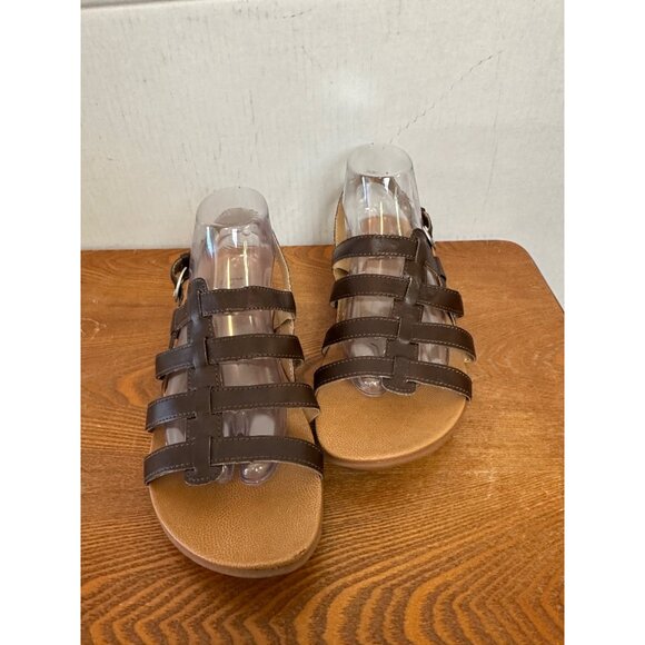 B.O.C. By Born Women's Gladiator Strappy Flat Sandal Brown  Size 10  Sku 2903 - Picture 3 of 13